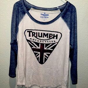 Size L, Raglan Lucky Brand Triumph T-Shirt
